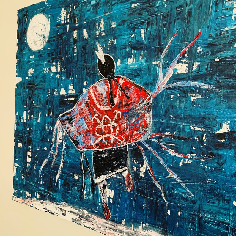 Native American Art Fancy Dancer Print - Etsy