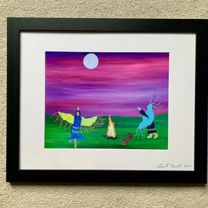 Fancy dancers print