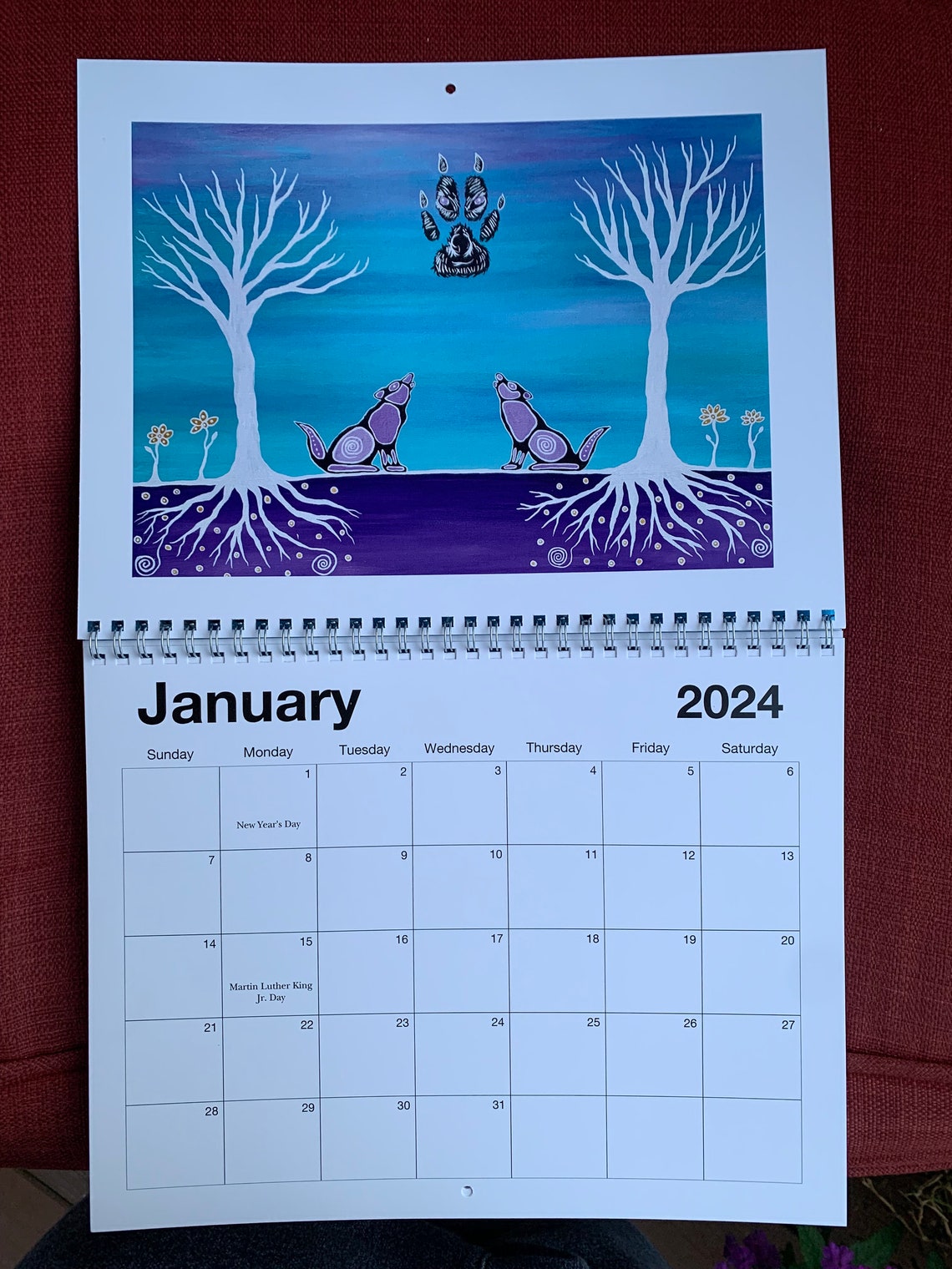 2024 Native American Calendar Etsy