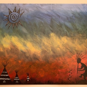 Kokopelli print