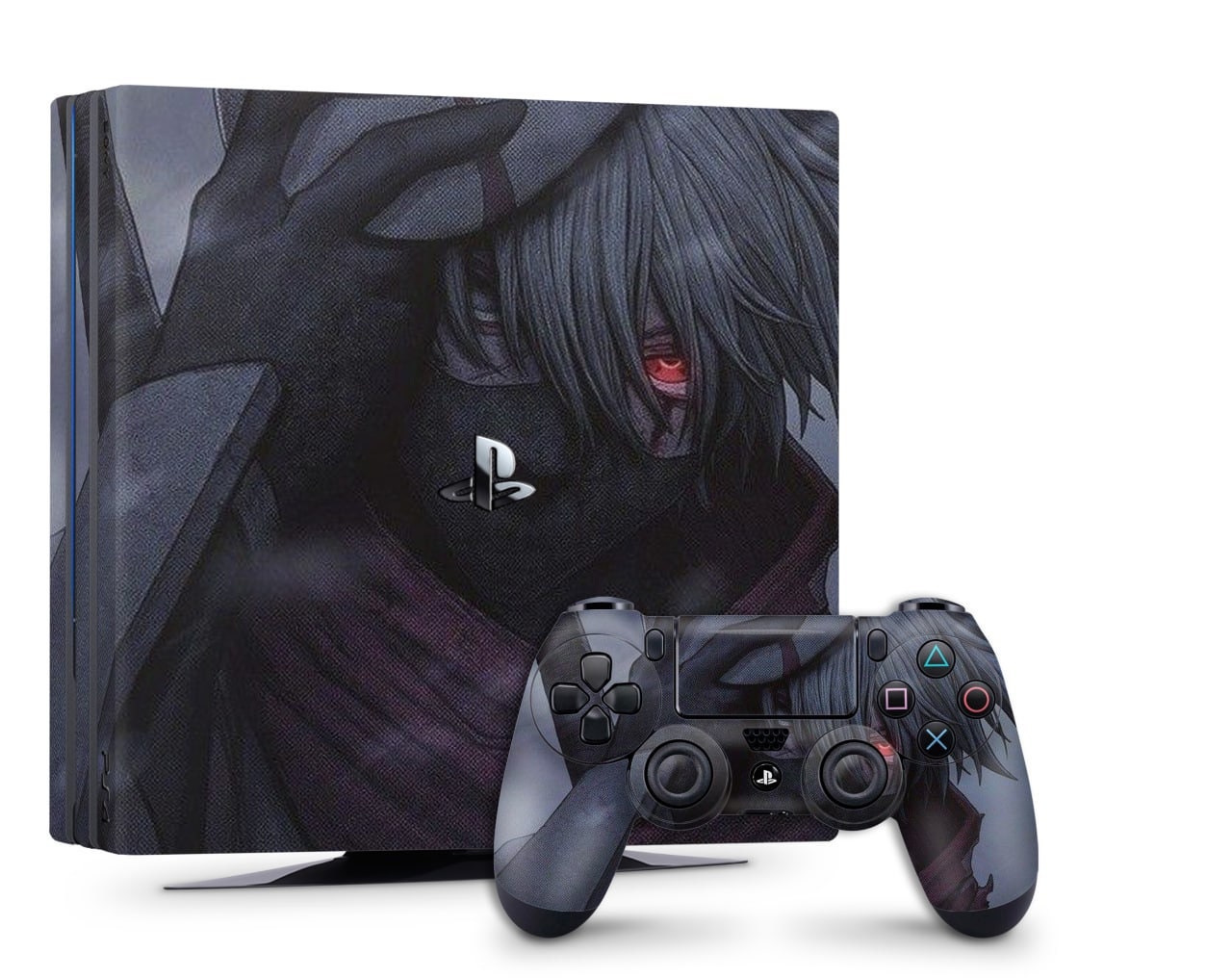 ZOOMHITSKINS PS4 Console and Controller Skins Red Asia Anime Black Samurai  Chinese Art Warrior Japan Katana Durable BubbleFree GooFree 1 Console  Skin 2 Controller Skins USA Made  Amazonin Video Games
