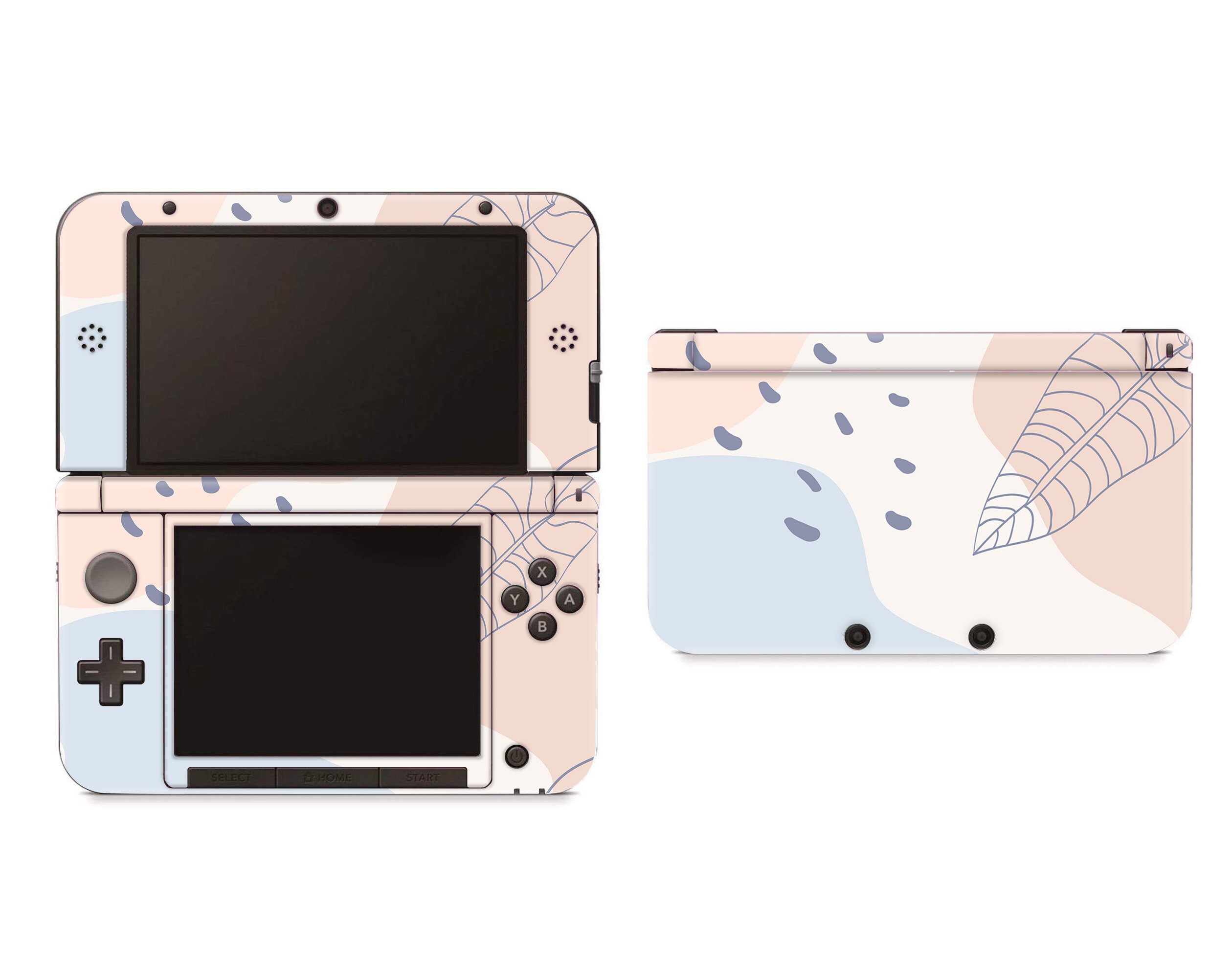 Pastel Pink Blue Abstraction Skin For Nintendo 3DS Decal Etsy