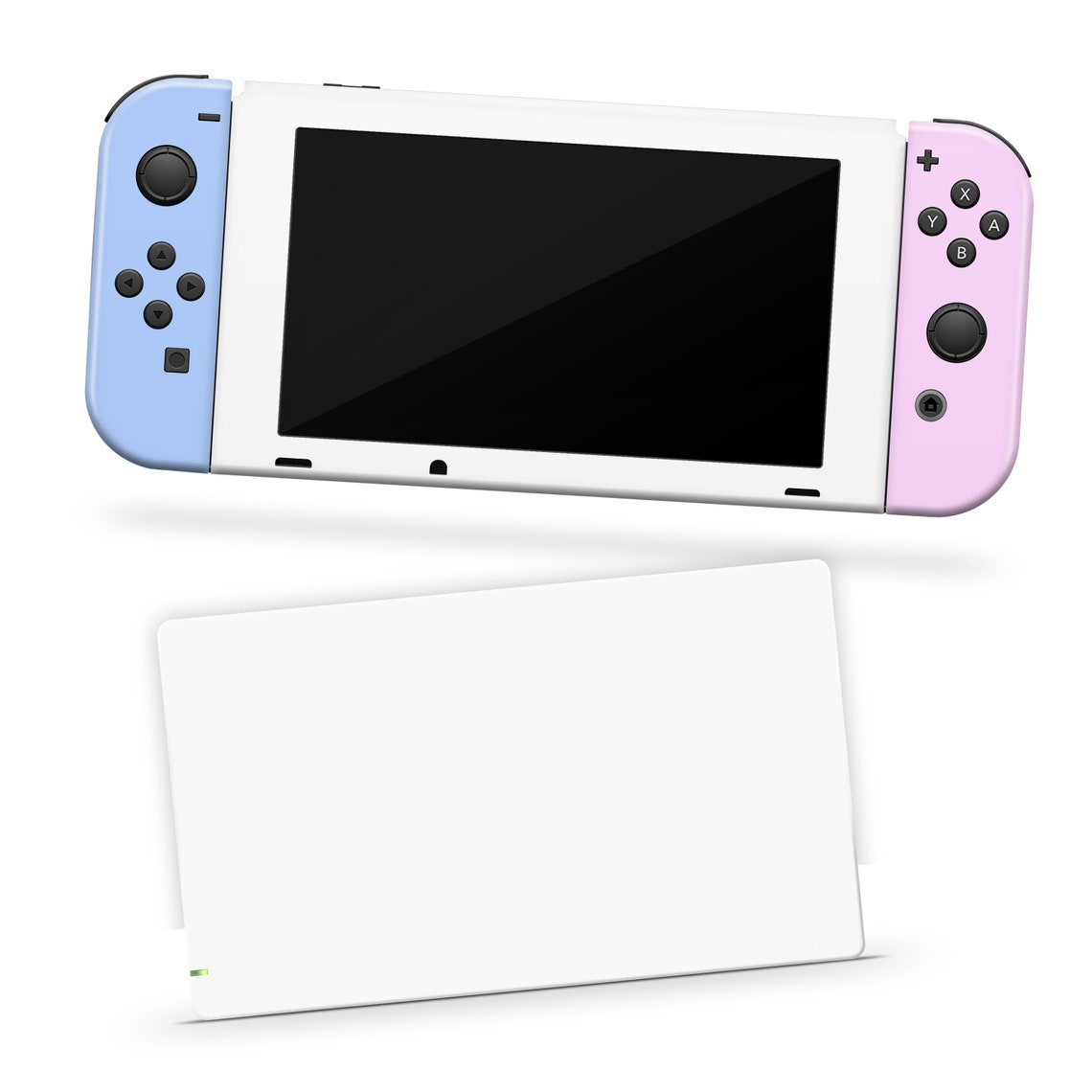 Blue Pink Skin for Nintendo Switch White Decal Switch Skins Etsy