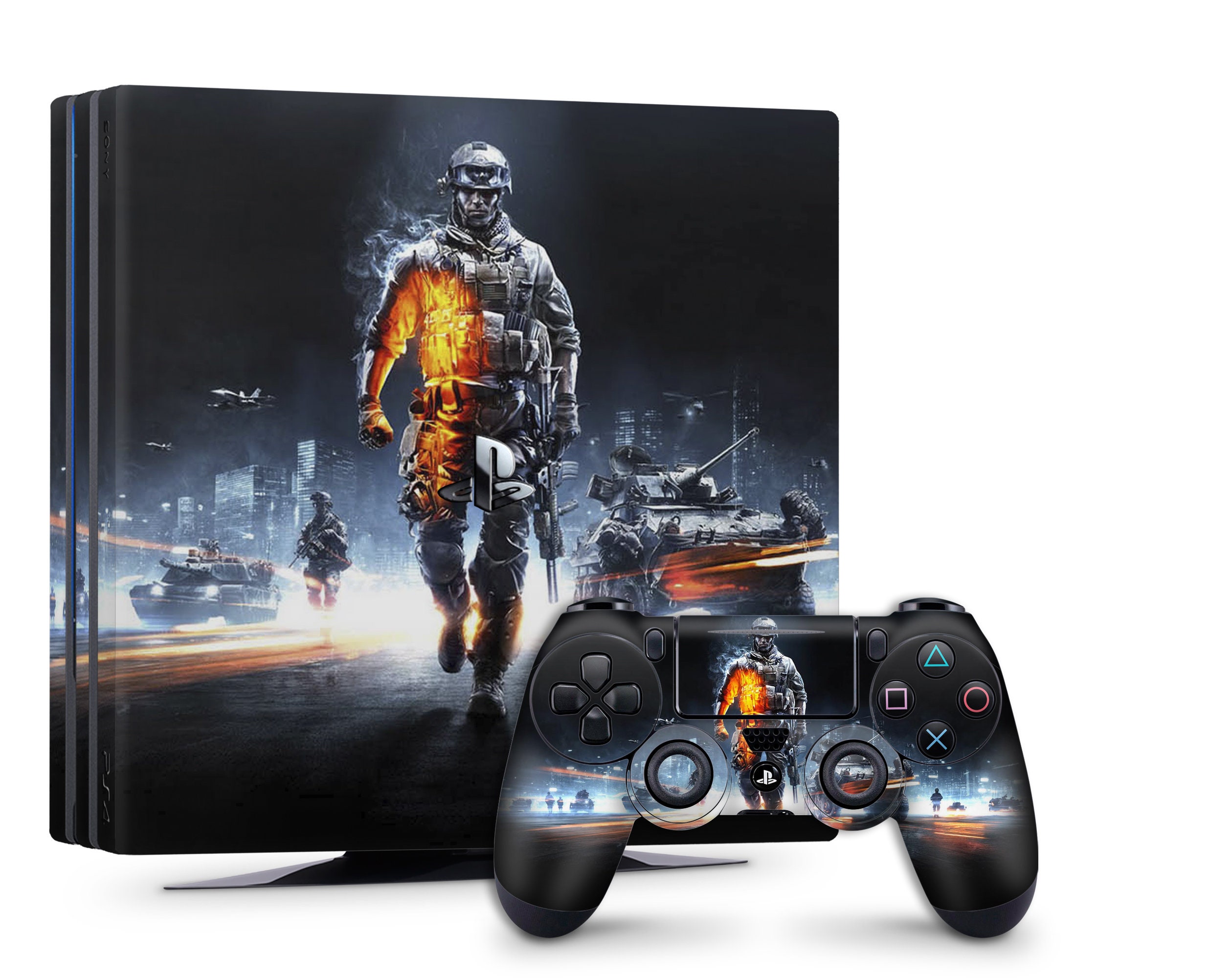 Ps4 Controller Skin Battlefield  Skin Sticker Battlefield 4 Ps4