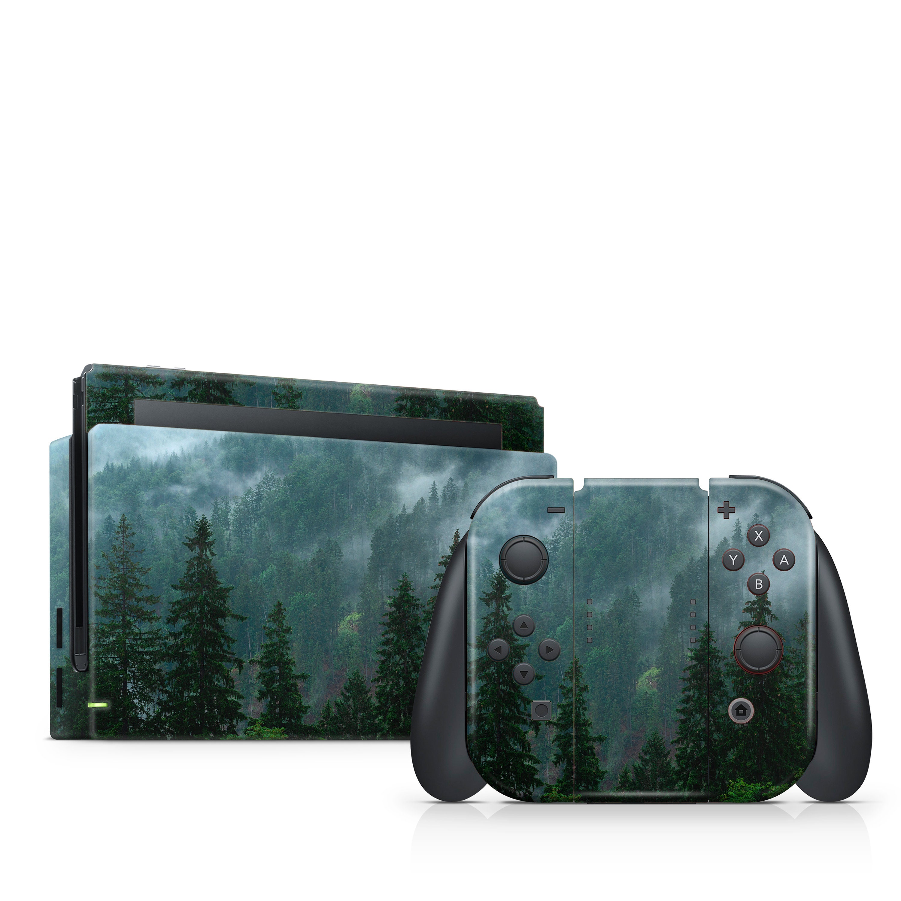 Forest Nintendo Switch Nature Trees The Mountains Decal Switch Etsy