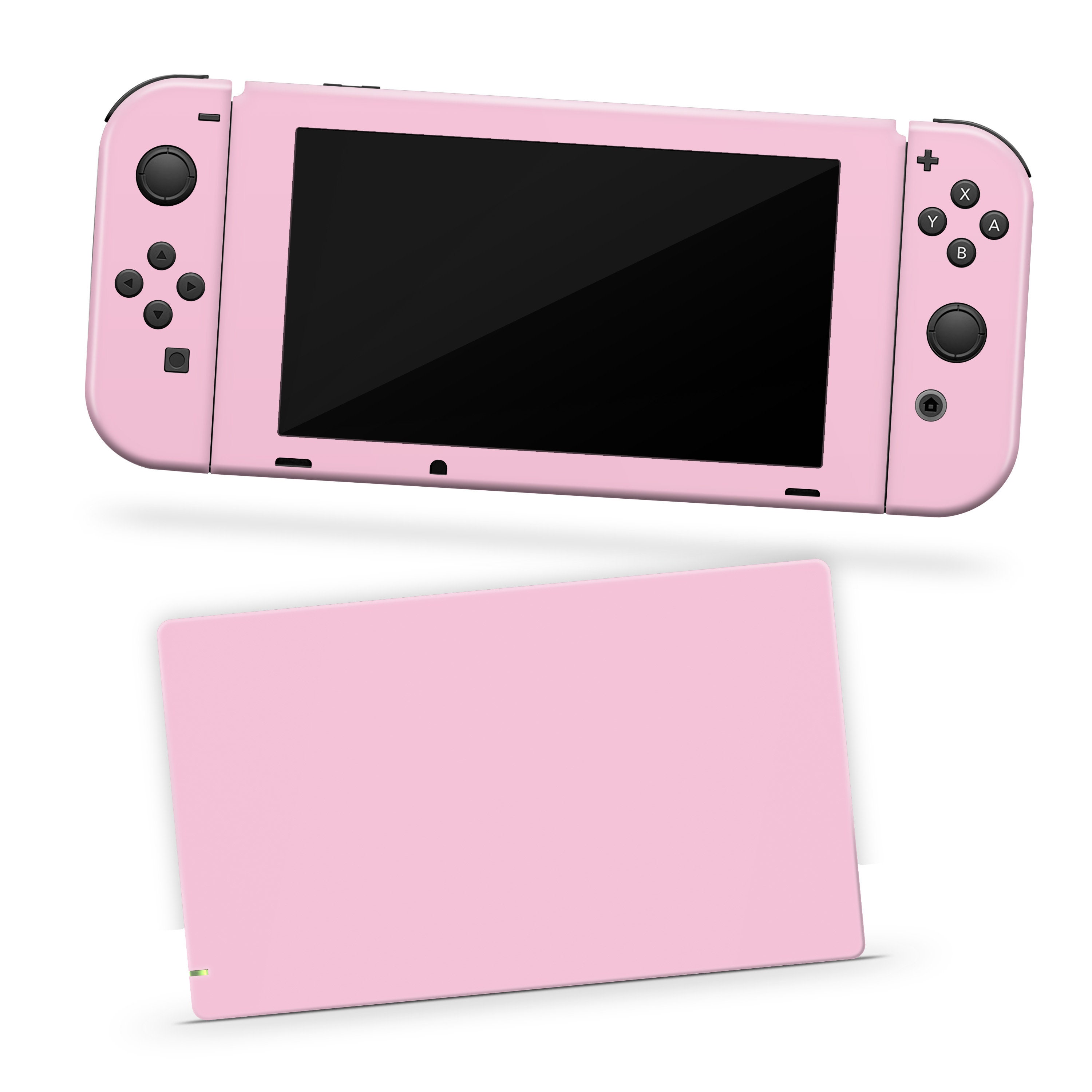 Classic Pastel Pink Skin for Nintendo Switch Decal Solid Color Etsy UK
