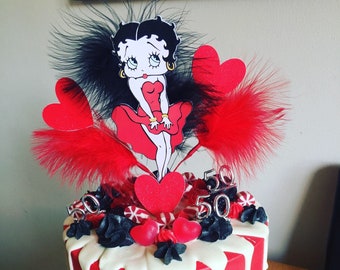 Betty Boop Birthday Cake Decorations