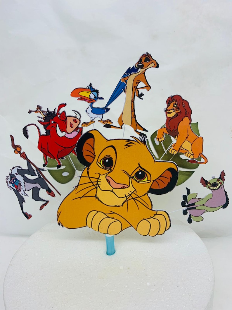 The Lion King With Simba Pumba Etc Meerkat Rafiki Official Paper Party Supplies Party Decor Vadel Com