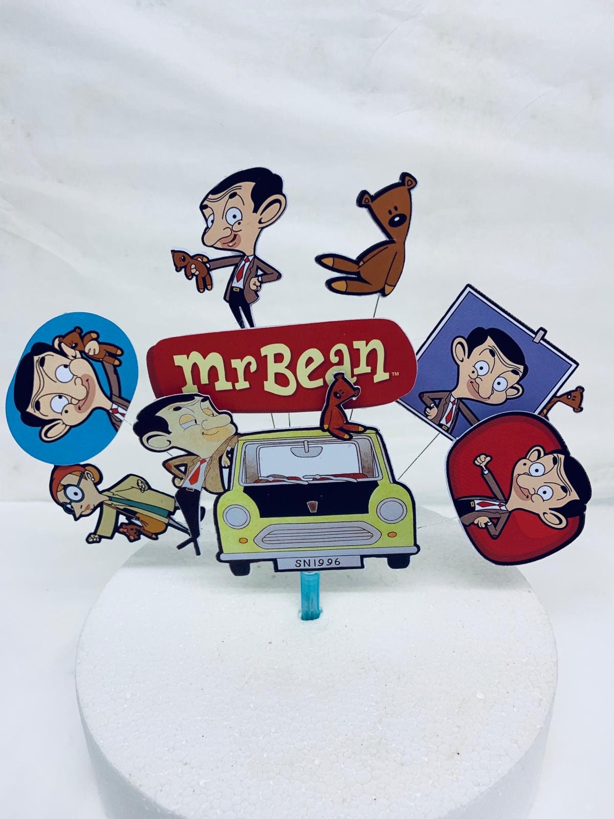 Mr Bean Birthday Cake Topper Unofficial Etsy Australia