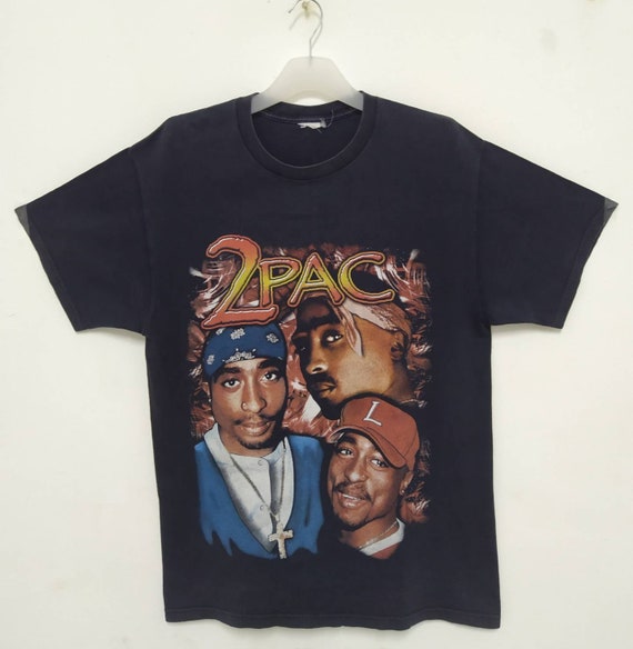 TUPAC SHAKUR Vintage 90s T shirt. Large size