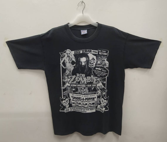 ROB ZOMBIE Vintage 2002 Demon Speeding Tour T shir