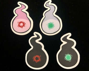 toilet bound hanako kun hakujoudai and kokujoudai stickers