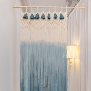 Macrame Curtain, Custom Curtain, Boho Home Decor, Macrame Mural, New House Gift, Valances For Windows, Bohemian Tapestry, Wedding Gift