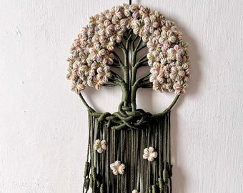 Tree of Life Macrame Wall Hanging: Boho Nursery Decor