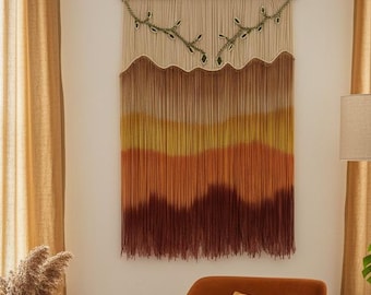 Large Macrame Wall Hanging, Modern Farmhouse Tapestry, Home Decor