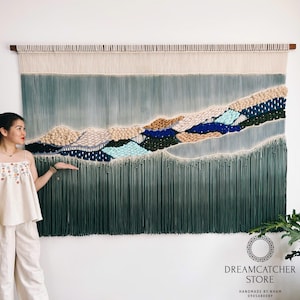 Macrame Wall Hanging, Tapestry Hanging, Large Macrame, Modern Farmhouse, Home Decoration, Home Wall Decor, Housewarming Gift