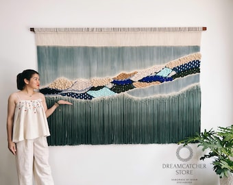 Macrame Wall Hanging, Tapestry Hanging, Large Macrame, Modern Farmhouse, Home Decoration, Home Wall Decor, Housewarming Gift