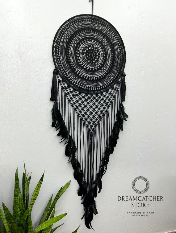 Large Macrame Dream Catcher: Boho Wall Hanging, Wedding Decor - Etsy