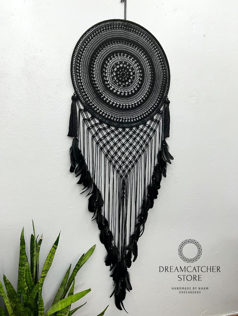 Large Dream Catcher, Macrame Dream Catcher, Dream Catcher Wall Hanging, Macrame Wall Hanging, Giant Dream Catcher, Dreamcatcher image 10