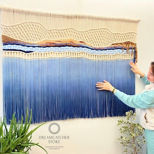 Macrame Wall Hanging, Tapestry Hanging, Large Macrame, Modern Farmhouse, Home Decoration, Home Wall Decor, Housewarming Gift