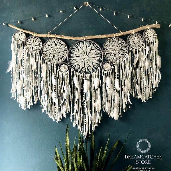 Large dream catcher wall hanging, Dream catcher, Giant deamcatcher, Large dreamcatcher, Boho dream catcher, Dreamcatcher Giant