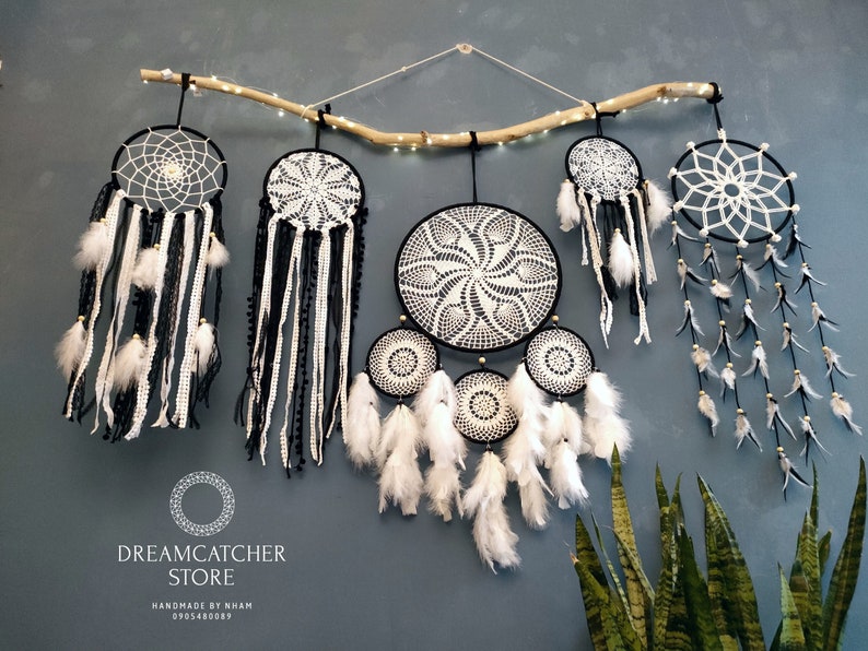 Large Wall Hanging Dreamcatcher Set Big Dreamcatcher Wall - Etsy