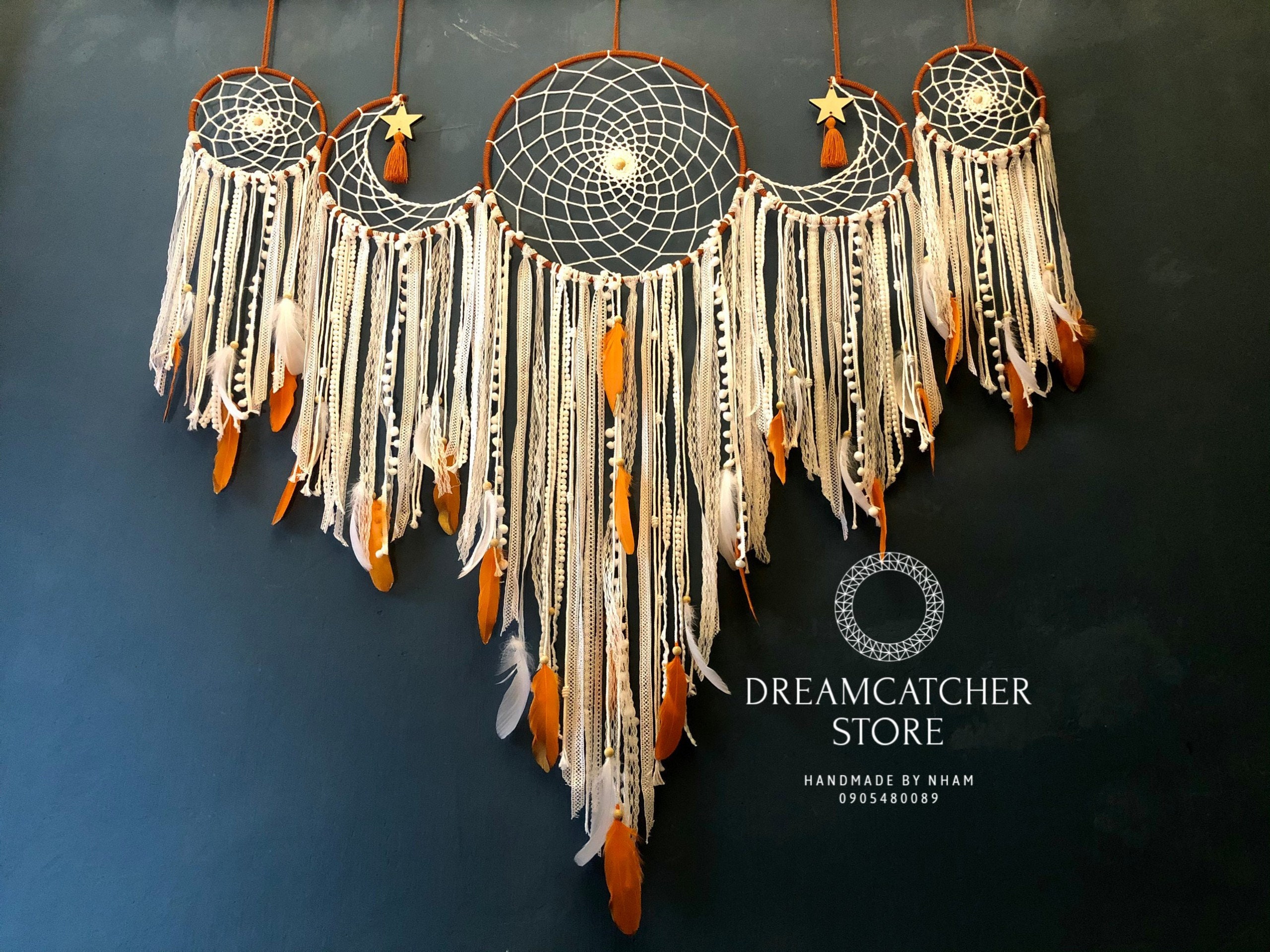 Giant Dreamcatcher Wall Hanging: Boho Home Decor (55.1x47.2in) - Etsy