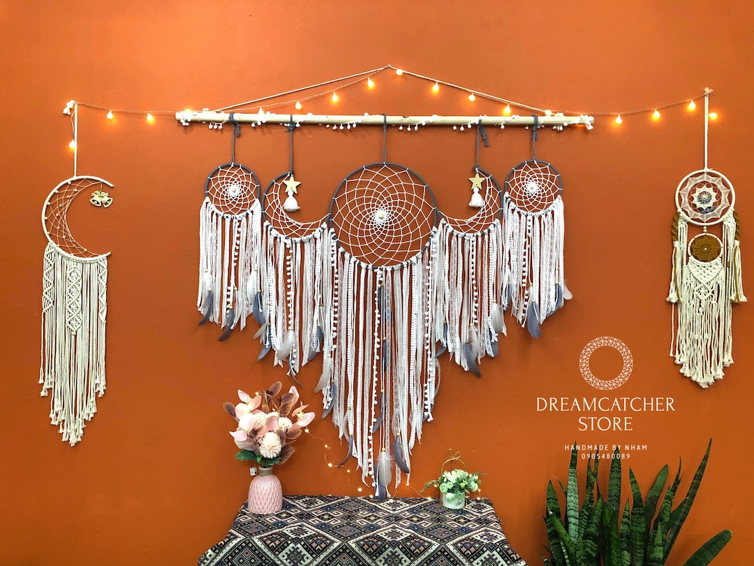 Large Dream Catcher, Macrame Dream Catcher, Dream Catcher Wall Hanging ...