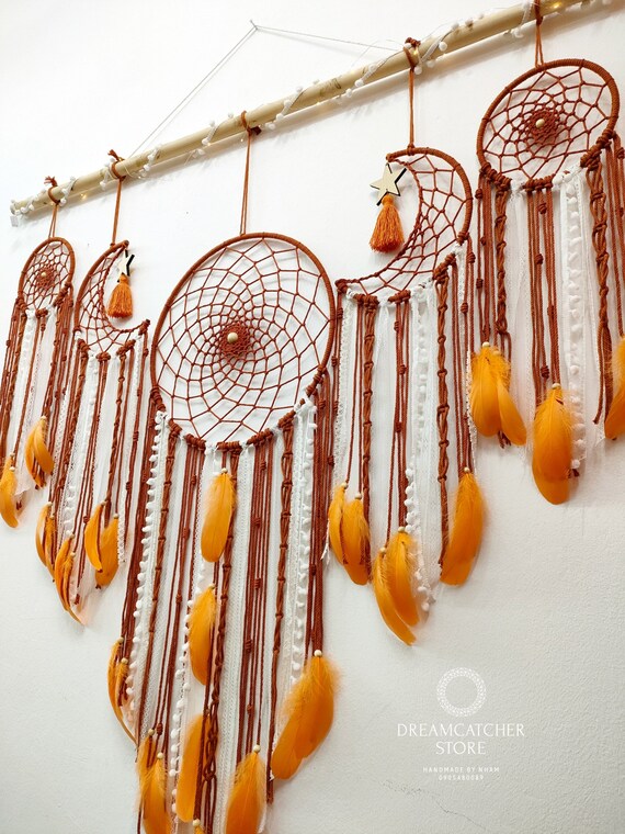 Giant Dreamcatcher Wall Hanging: Boho Home Decor (55.1x47.2in) - Etsy