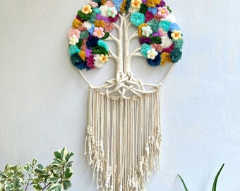 Tree of Life Macrame Wall Hanging: Boho Nursery Decor