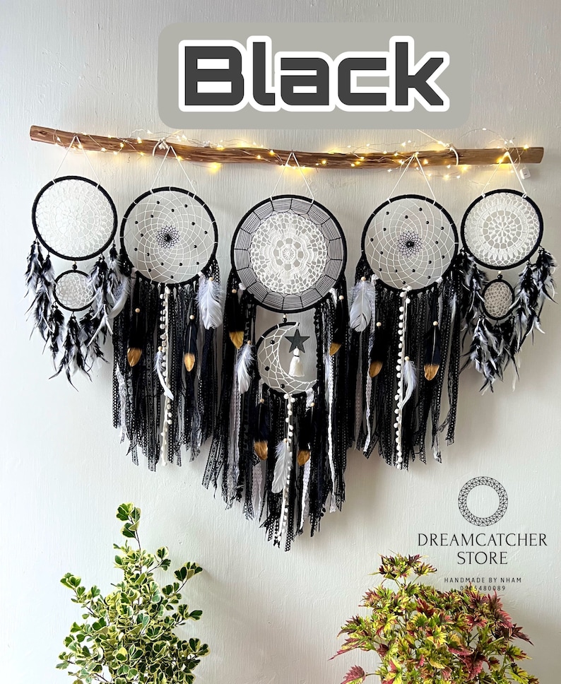 Large Rainbow Dream Catcher: Boho Wall Hanging Decor - Etsy