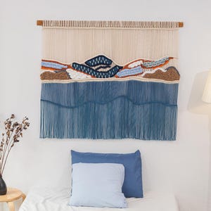 Macrame Wall Hanging, Tapestry Hanging, Large Macrame, Modern Farmhouse, Home Decoration, Home Wall Decor, Housewarming Gift