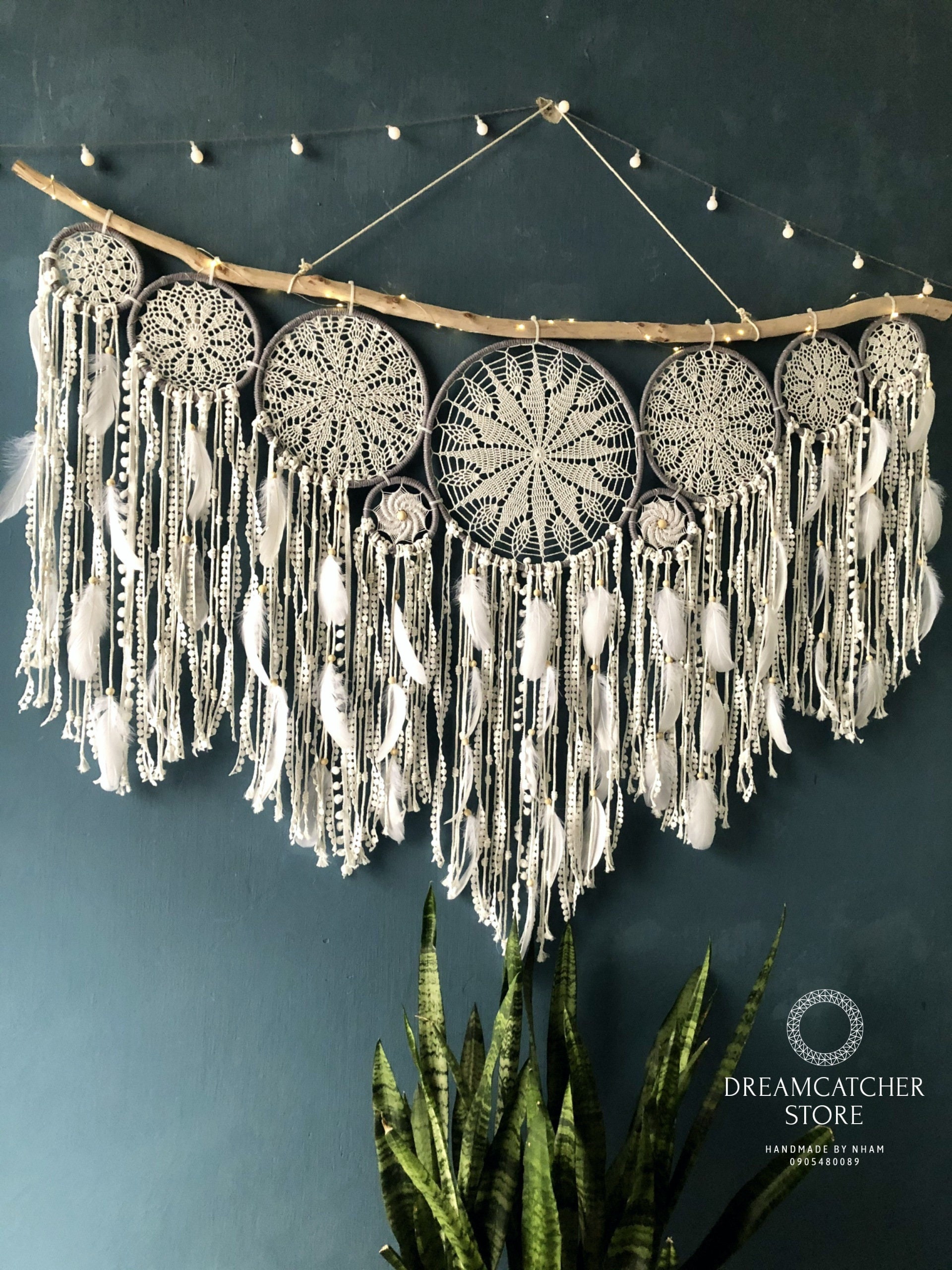 Large Dream Catcher Wall Hanging: Boho Bedroom Decor - Etsy