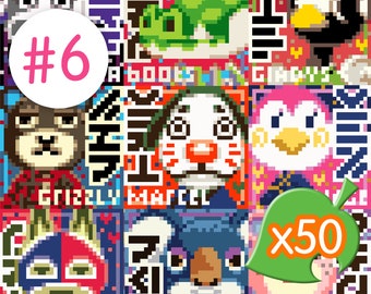 Animal Villager Cross Stitch Patterns #6 - INSTANT DOWNLOAD DMC Colours