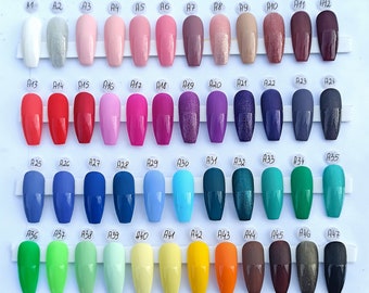 Einzelne Farbe Nagel Etsy