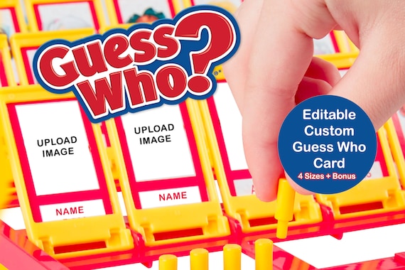 Guess Who Board Game Template - Free Customizable Template