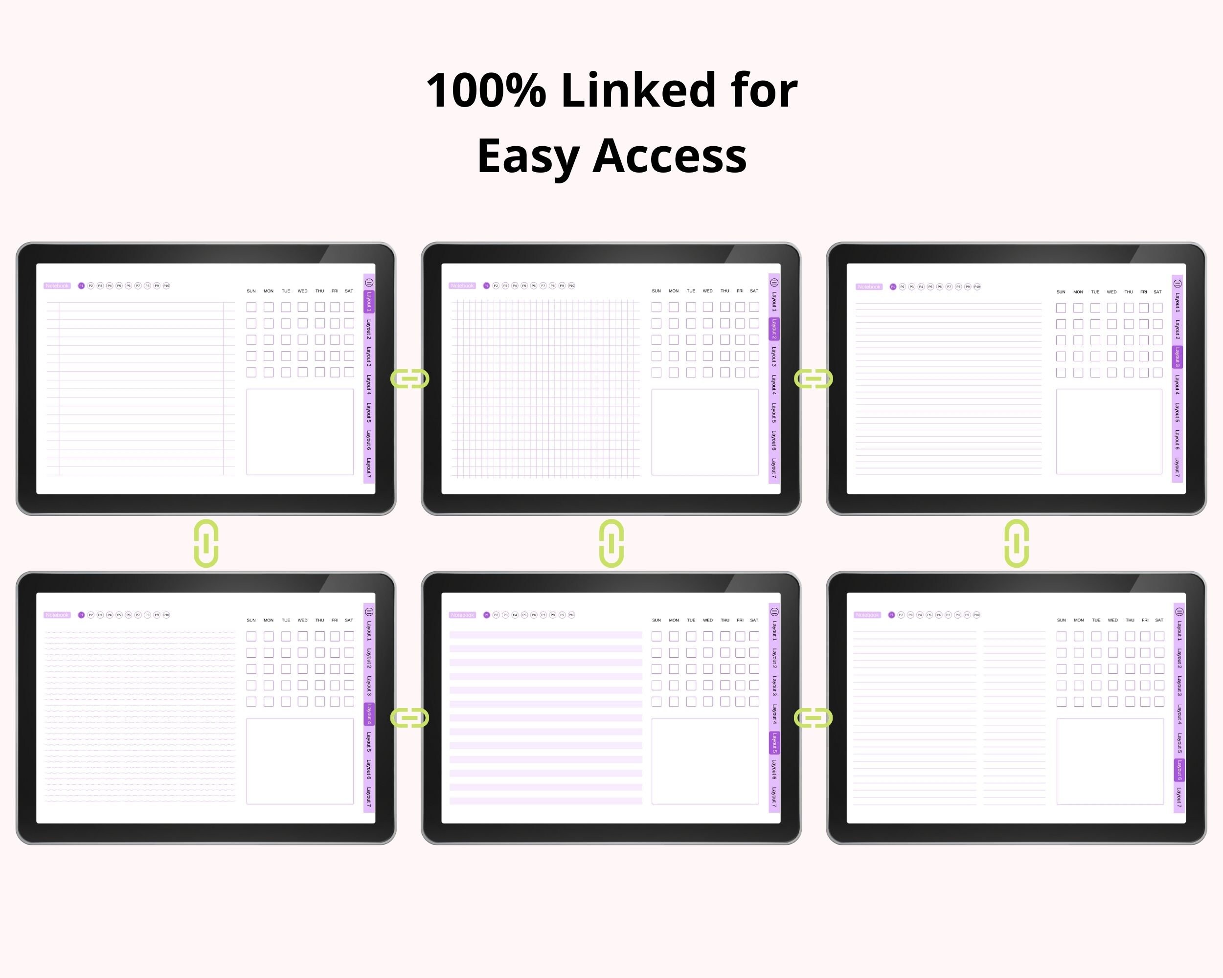 Digital Notebook 2023 Good Notes Planners Ipad Planner Etsy