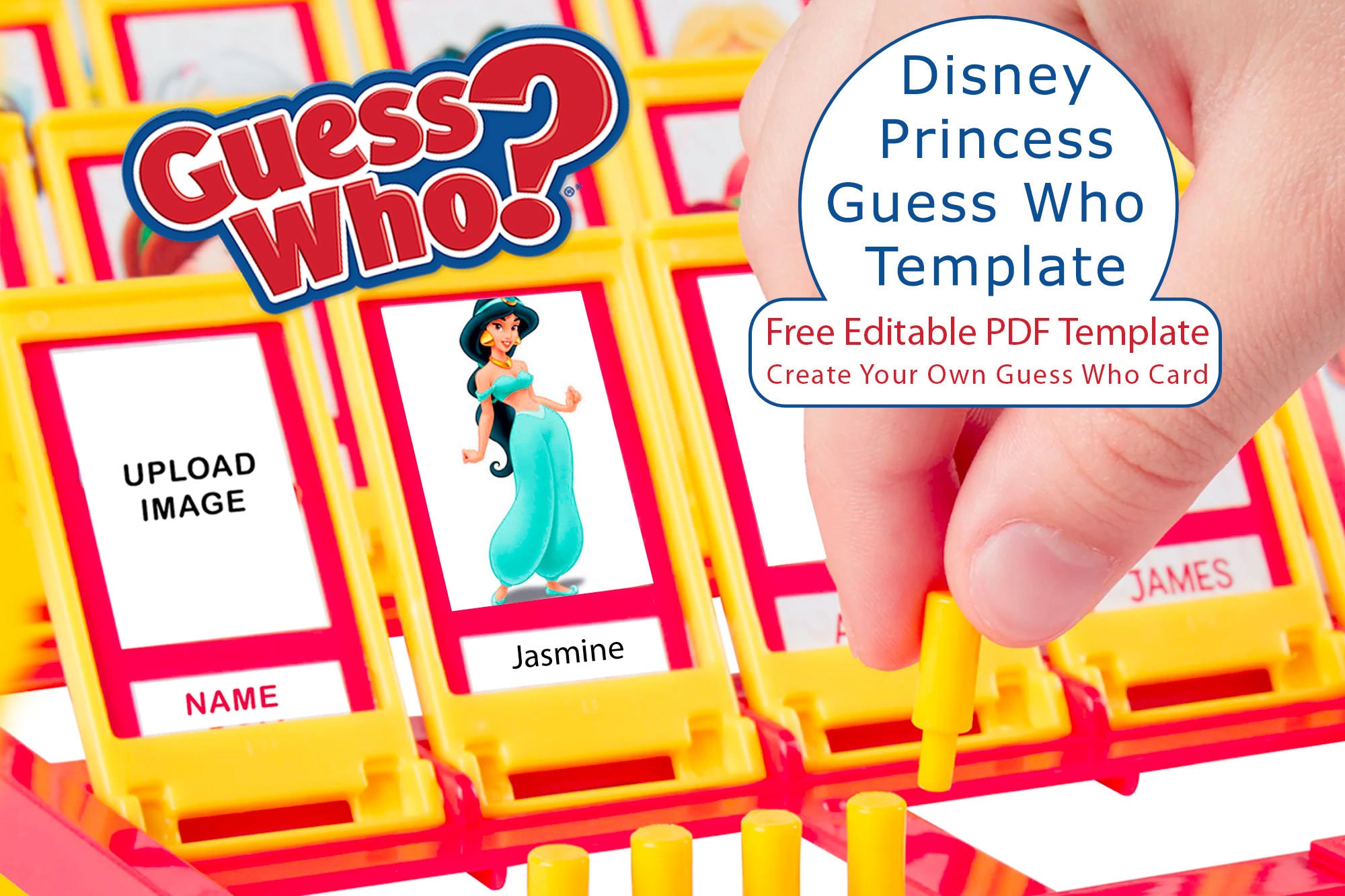 Disney Princess Guess Who Board Game Template Guess Who - Etsy
