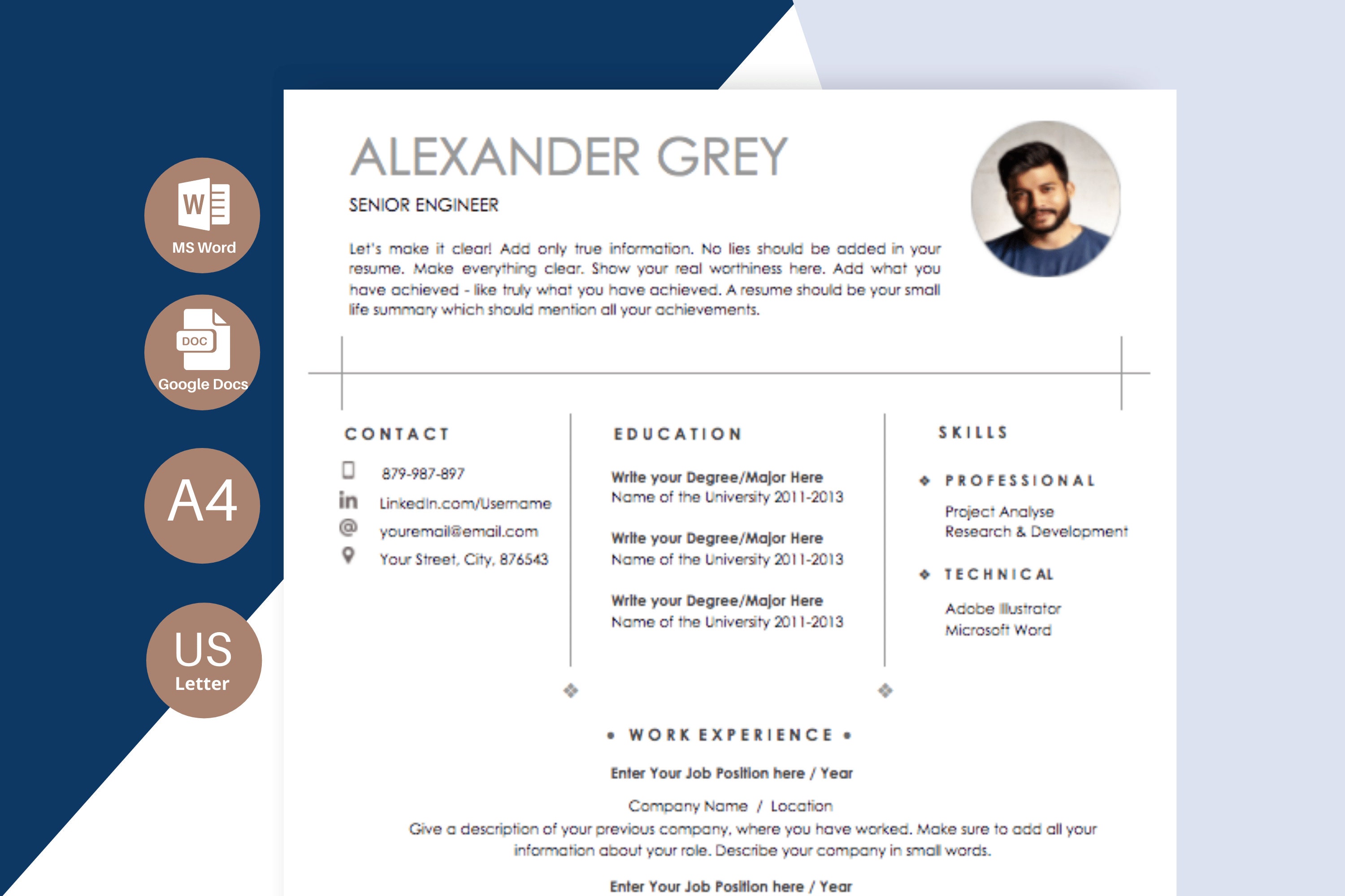 Engineer resume google docs modern resume senior engineer etsy