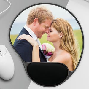 Alfombrilla de ratón personalizada con reposamuñecas, alfombrilla de ratón personalizada, alfombrilla de ratón con reposamuñecas personalizada, imprime tu diseño en la alfombrilla de ratón, soporte para muñecas