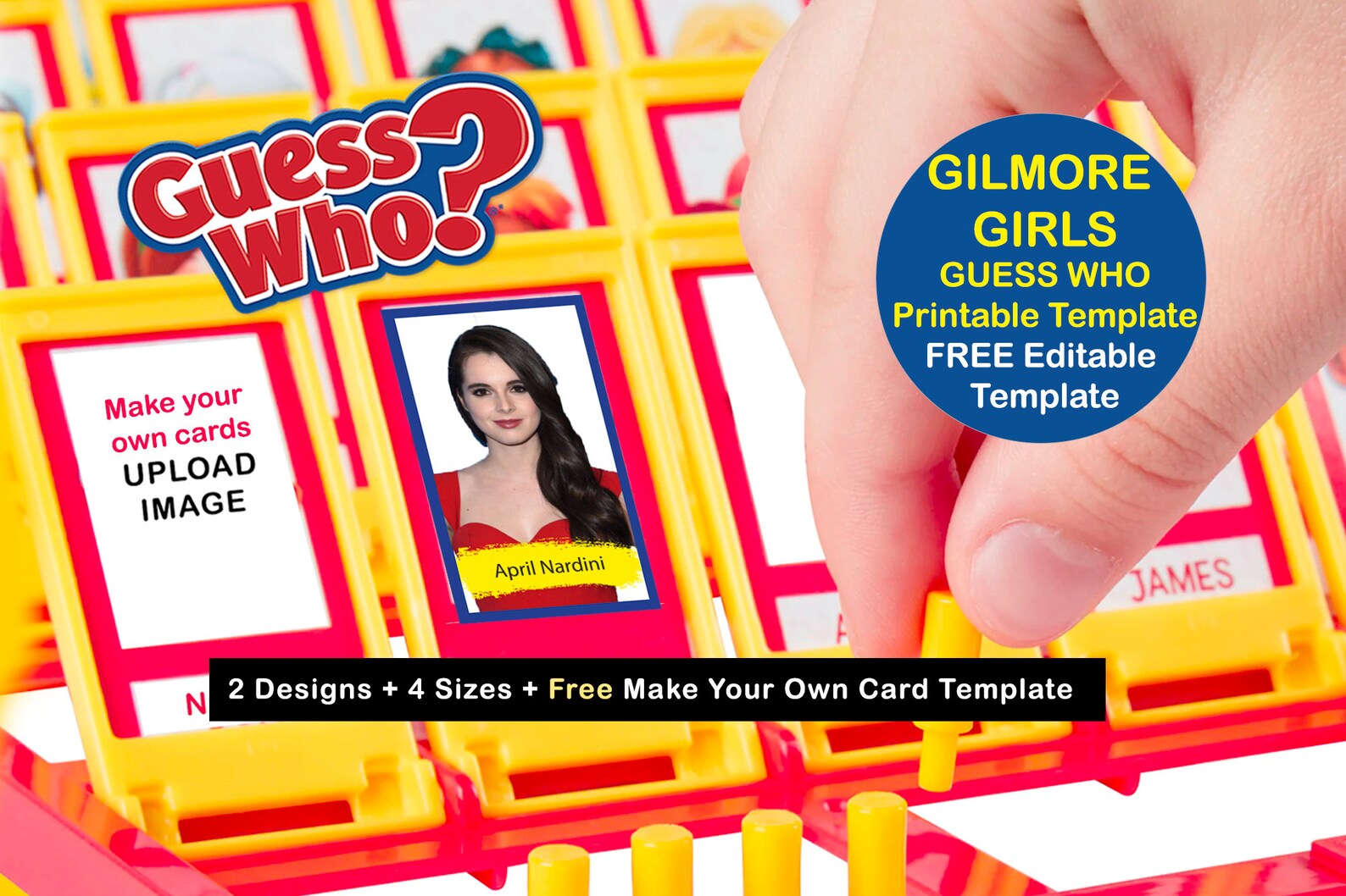 GILMORE GIRLS Guess Who Template Editable Custom Guess Who | Etsy