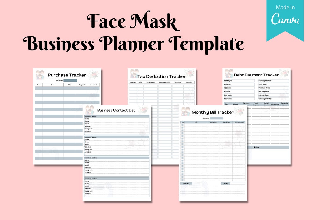 cloth face mask business plan