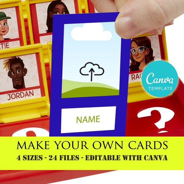 Guess Who Cards - Etsy