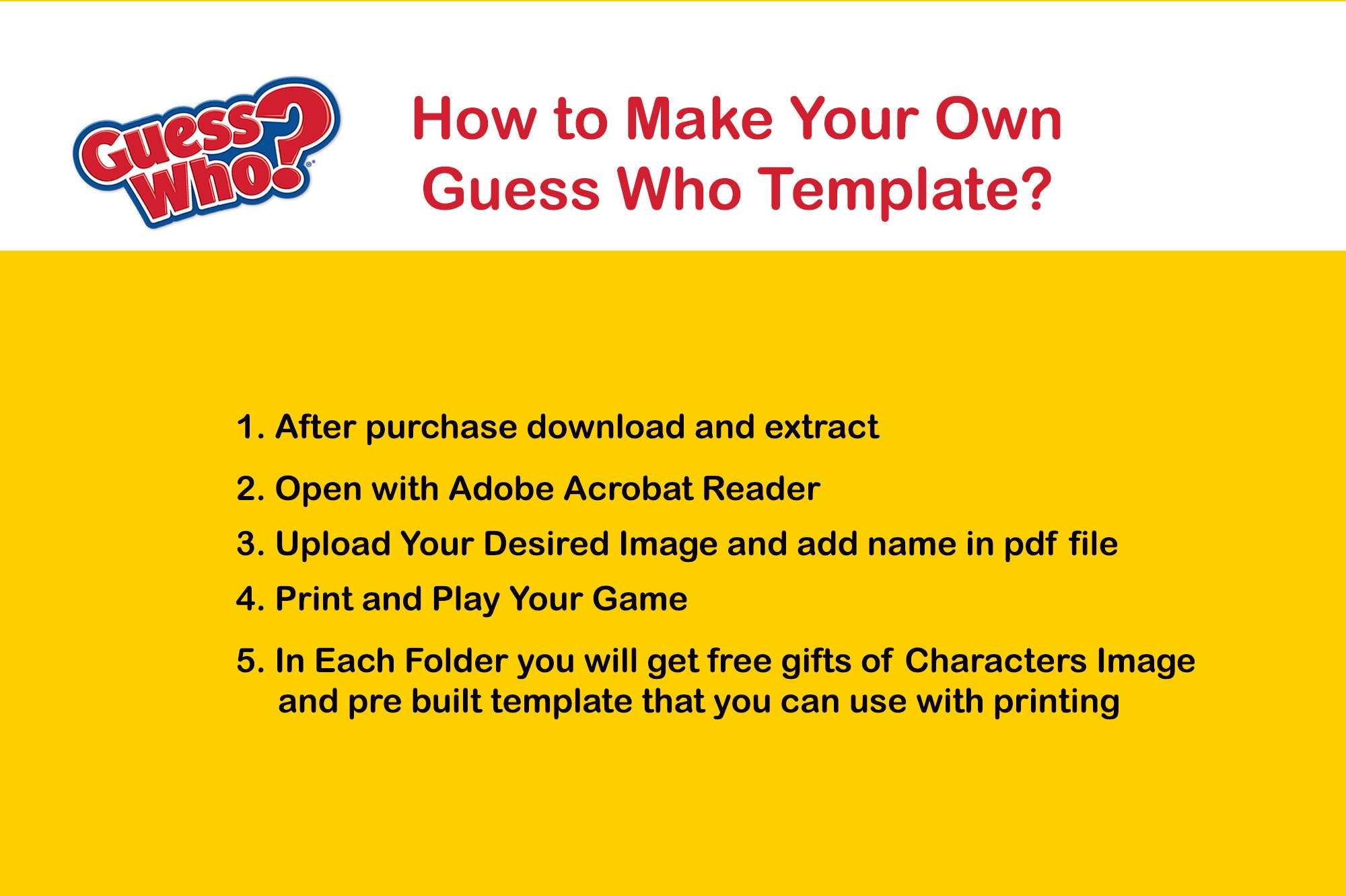 Serial Killer Guess Who Template Custom Serial Killer Guess Etsy