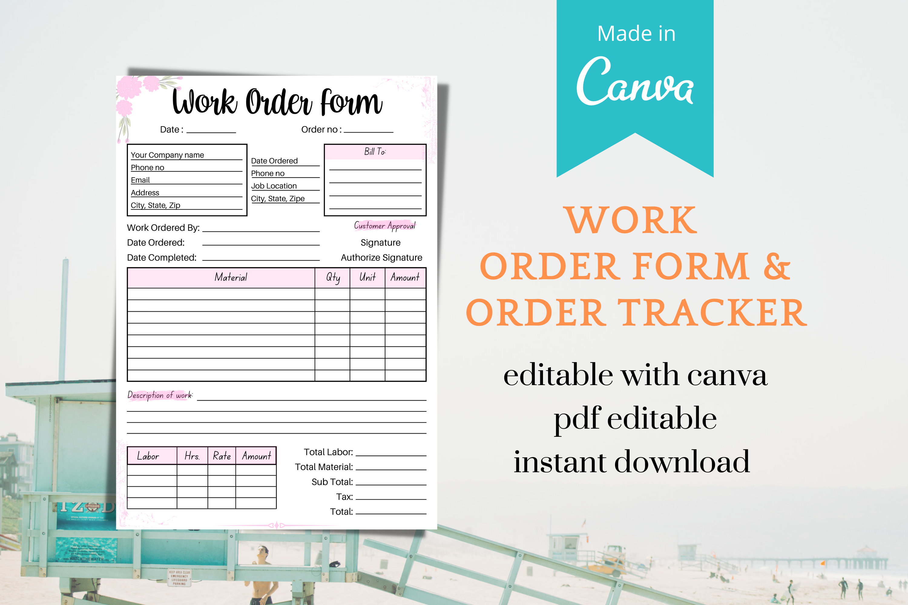 Task order. Work order.