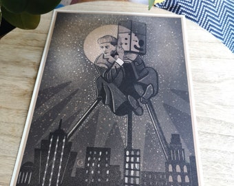 A4 - Buster Keaton "Balance" poster
