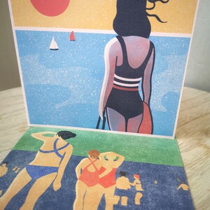 3 cartes de vœux - Seaside 2