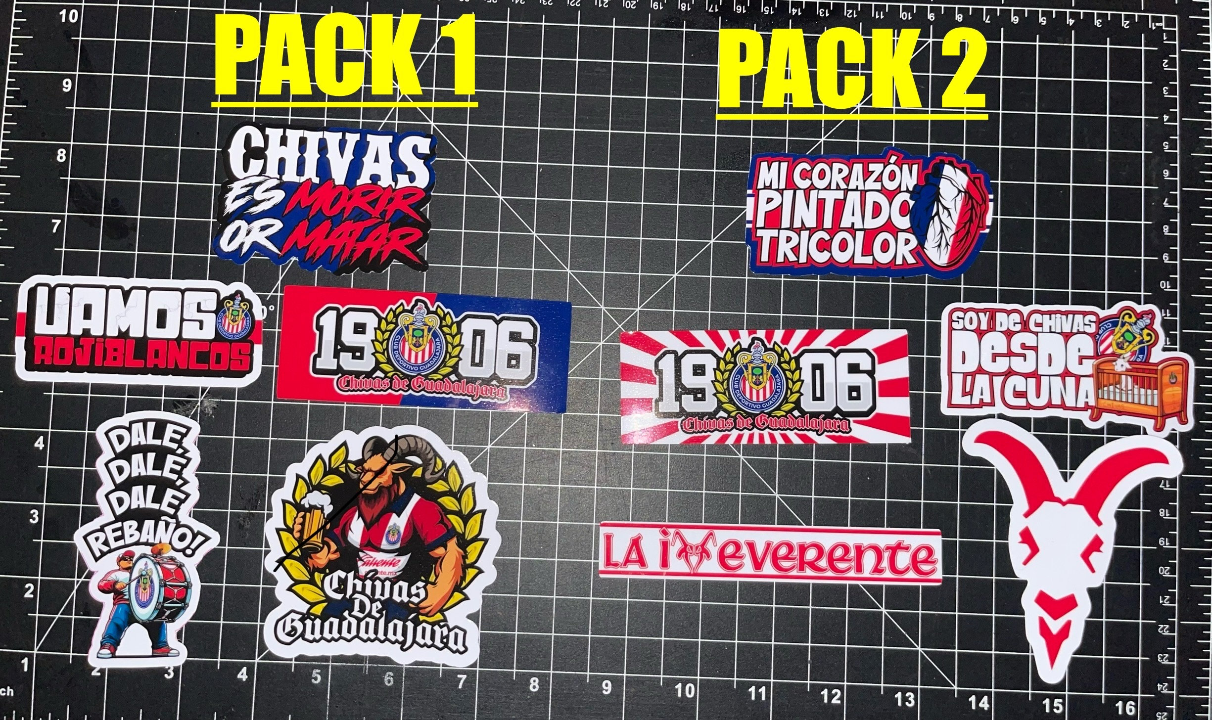 Chivas De Guadalajara Supporter Sticker Packs! - Etsy