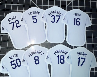Los Angeles Dodgers Player Jersey Stickers!
