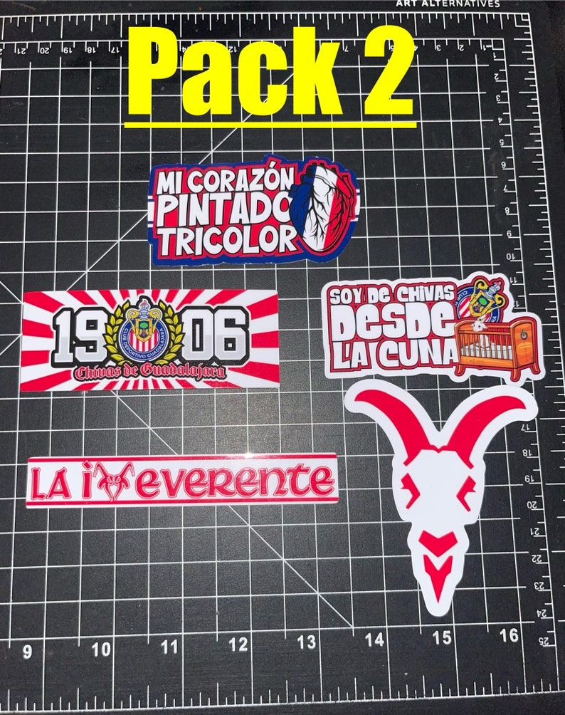 Chivas De Guadalajara Supporter Sticker Packs! - Etsy